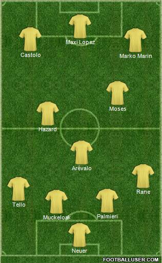 Pro Evolution Soccer Team Formation 2011