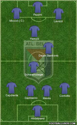 CD Atlético Bello FC Formation 2011