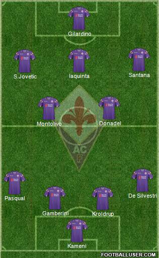 Fiorentina Formation 2011