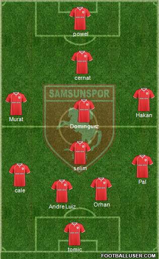 Samsunspor Formation 2011