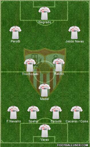 Sevilla F.C., S.A.D. Formation 2011