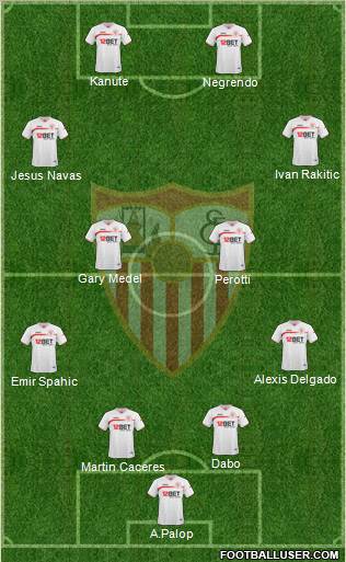Sevilla F.C., S.A.D. Formation 2011