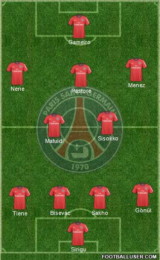 Paris Saint-Germain Formation 2011