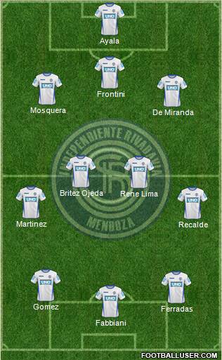 Independiente Rivadavia de Mendoza Formation 2011