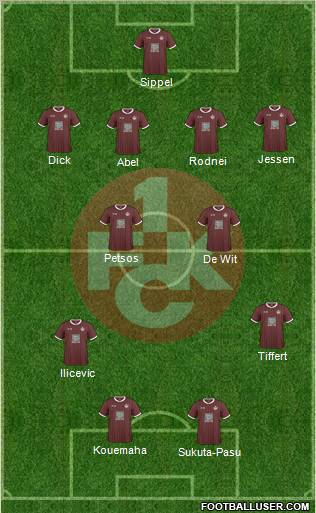 1.FC Kaiserslautern Formation 2011