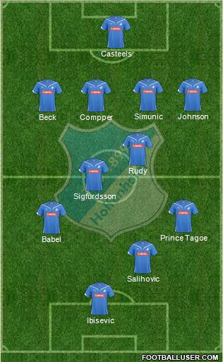 TSG 1899 Hoffenheim Formation 2011