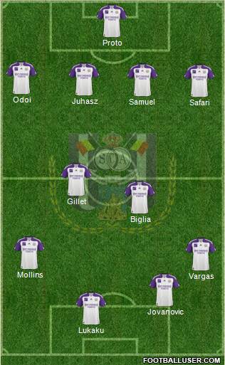 RSC Anderlecht Formation 2011