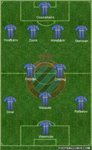 Club Brugge KV Formation 2011