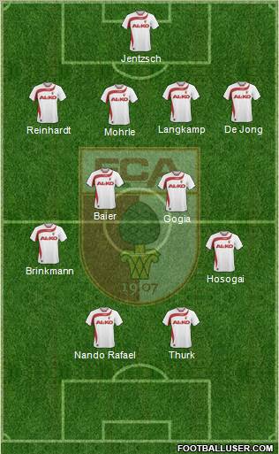 FC Augsburg Formation 2011