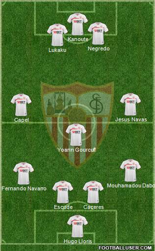 Sevilla F.C., S.A.D. Formation 2011