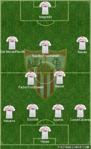 Sevilla F.C., S.A.D. Formation 2011