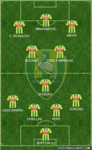 ADO Den Haag Formation 2011
