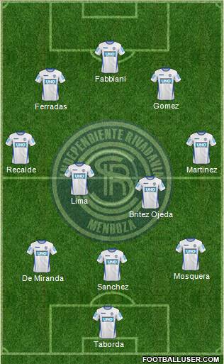 Independiente Rivadavia de Mendoza Formation 2011