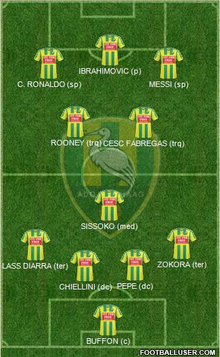 ADO Den Haag Formation 2011