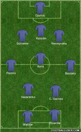 Pro Evolution Soccer Team Formation 2011