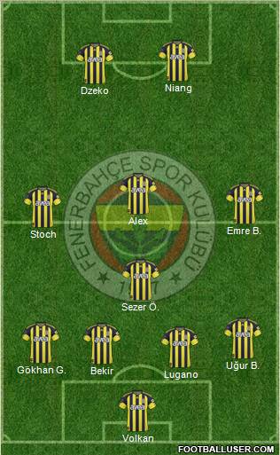 Fenerbahçe SK Formation 2011