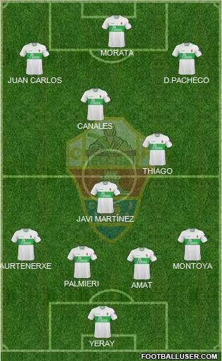 Elche C.F., S.A.D. Formation 2011