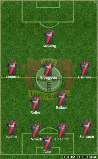 Bayer 04 Leverkusen Formation 2011