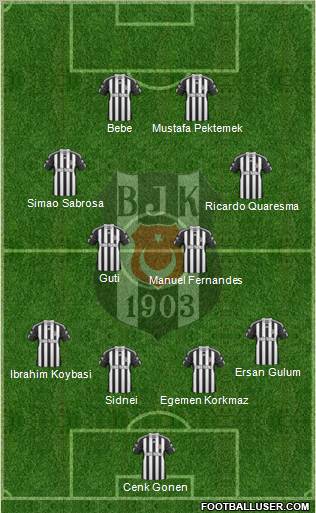 Besiktas JK Formation 2011