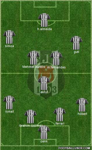 Besiktas JK Formation 2011