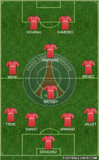 Paris Saint-Germain Formation 2011