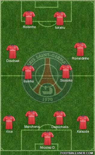 Paris Saint-Germain Formation 2011