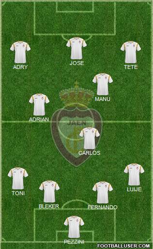 Real Jaén C.F. Formation 2011
