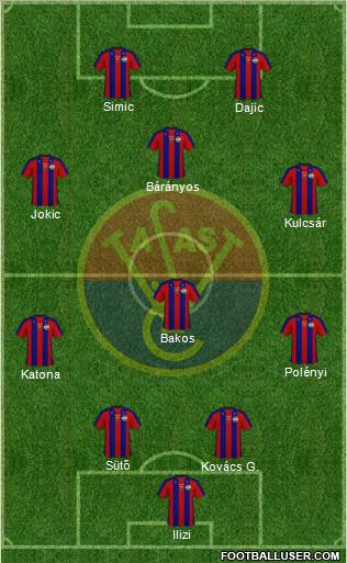 Budapesti Vasas SC Formation 2011