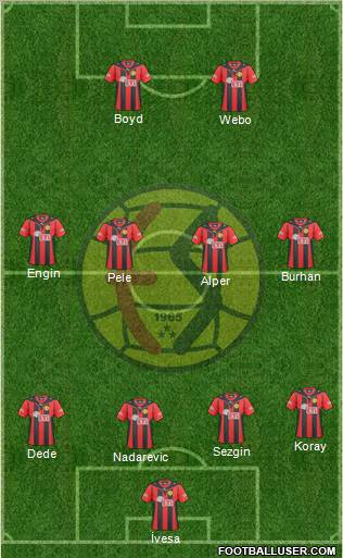 Eskisehirspor football formation