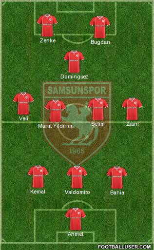 Samsunspor Formation 2011