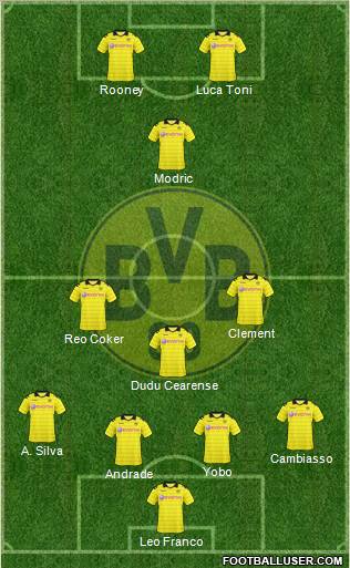 Borussia Dortmund Formation 2011