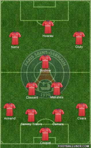 Paris Saint-Germain Formation 2011