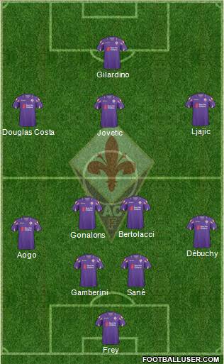 Fiorentina Formation 2011