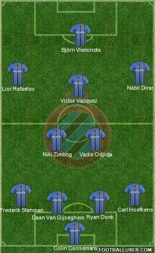 Club Brugge KV Formation 2011