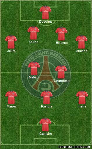 Paris Saint-Germain Formation 2011