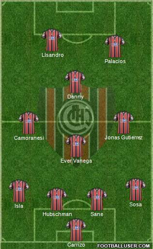 Chacarita Juniors Formation 2011
