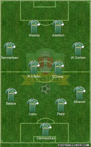 FC Vaslui Formation 2011
