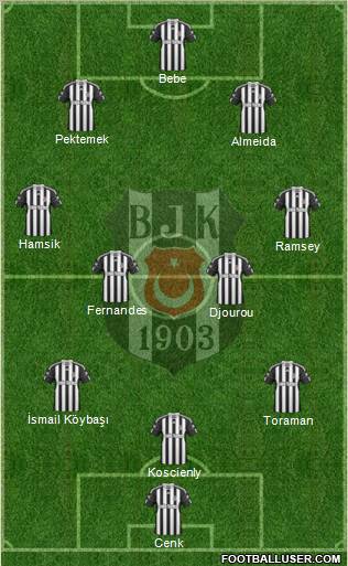 Besiktas JK Formation 2011