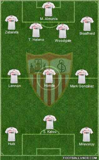Sevilla F.C., S.A.D. Formation 2011