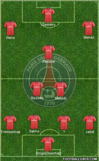 Paris Saint-Germain Formation 2011