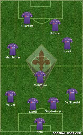 Fiorentina Formation 2011