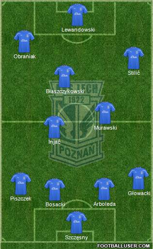 Lech Poznan Formation 2011