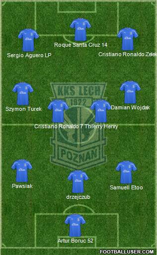 Lech Poznan Formation 2011
