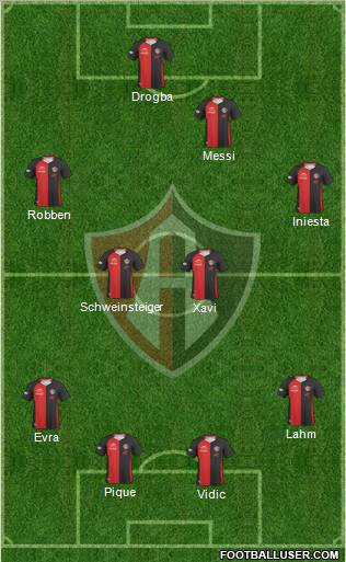 Club Deportivo Atlas Formation 2011