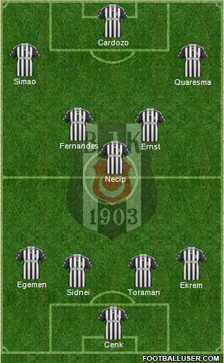 Besiktas JK Formation 2011