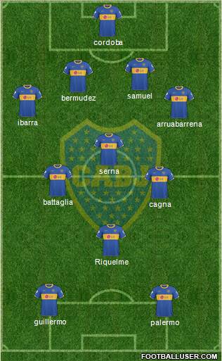 Boca Juniors Formation 2011