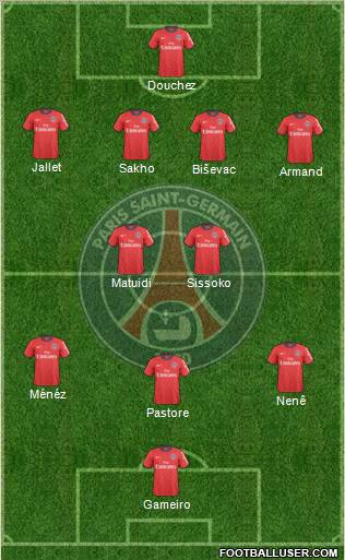 Paris Saint-Germain Formation 2011