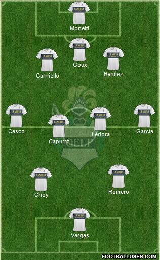 Gimnasia y Esgrima de La Plata Formation 2011