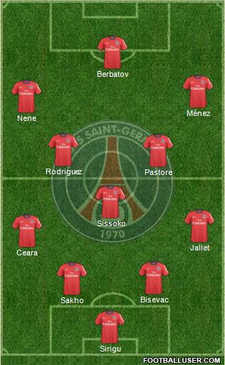 Paris Saint-Germain Formation 2011
