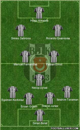 Besiktas JK Formation 2011